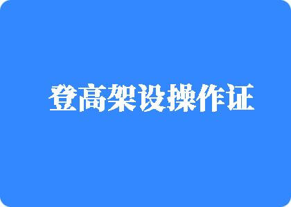 亚洲二区三区精品登高架设操作证